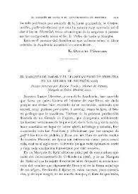 El Marqués de Rafal y el levantamiento de Orihuela en la Guerra de Sucesión (1706). Ensayo histórico por Alfonso Pardo y Manuel de Villena, marqués de Rafal. Madrid, 1910