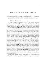 Discurso pronunciado por el director de la Academia en la sesión pública del 29 de diciembre de 1912