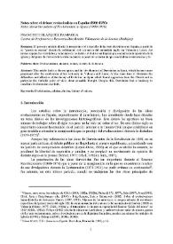 Notas sobre el debate evolucionista en España (1900-1936)