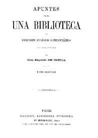 Apuntes para una biblioteca de escritores españoles contemporáneos : en prosa y verso. Tomo segundo