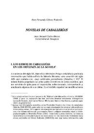 Novelas de caballerías