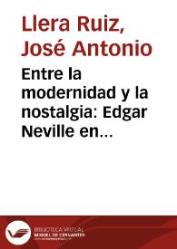 Entre la modernidad y la nostalgia: Edgar Neville en las revistas de humor