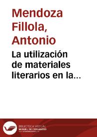 La utilización de materiales literarios en la enseñanza de lenguas extranjeras