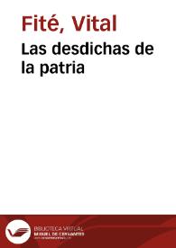 Las desdichas de la patria