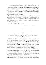 El ingreso del Sr. Díaz Escovar en la Orden civil de Alfonso XII