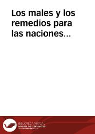 Los males y los remedios para las naciones civilizadas, o sea Educación politica para establecer la libertad de los pueblos basadas en las doctrinas y publicaciones de Mazzini, Victor Hugo, J. de la Portier, Garibaldi ...