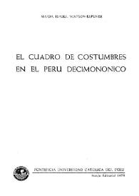 El cuadro de costumbres en el Perú decimonónico