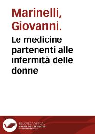 Le medicine partenenti alle infermità delle donne