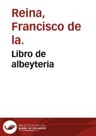 Libro de albeyteria