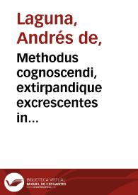 Methodus cognoscendi, extirpandique excrescentes in vesicae collo carunculas