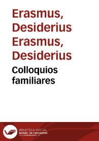 Colloquios familiares