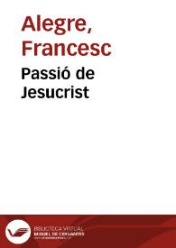 Passió de Jesucrist