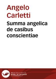 Summa angelica de casibus conscientiae