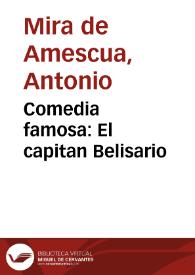 Comedia famosa : El capitan Belisario