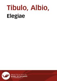 Elegiae