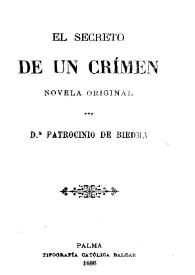 El secreto de un crimen: novela original