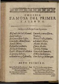 El primer Faxardo