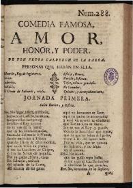 Amor, honor y poder