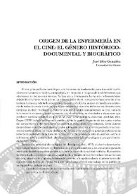 Origen de la enfermería en el cine: el género histórico-documental y biográfico