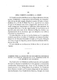 Comisión para la selección de documentos históricos entre los papeles destinados a su investigación en los archivos de Hacienda