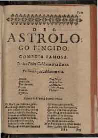 El astrologo fingido