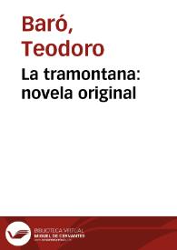 La tramontana: novela original