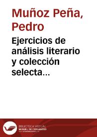 Ejercicios de análisis literario y colección selecta de composiciones en prosa y verso