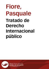 Tratado de Derecho Internacional público