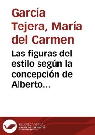 Las figuras del estilo según la concepción de Alberto Lista