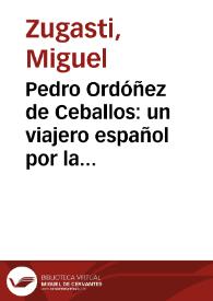 Pedro Ordóñez de Ceballos: un viajero español por la India del siglo XVI