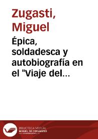 Épica, soldadesca y autobiografía en el 