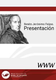 Benito Jerónimo Feijoo. Presentación