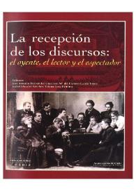 La recepción de los discursos: el oyente, el lector y el espectador