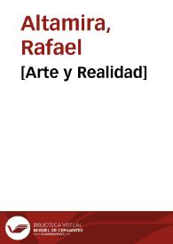 [Arte y Realidad]