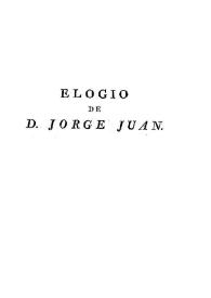 Elogio de D. Jorge Juan