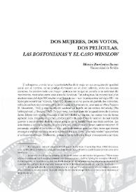 Dos mujeres, dos votos, dos películas: Las bostonianas y El caso Winslow