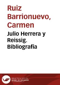 Julio Herrera y Reissig. Bibliografía