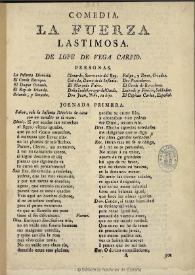 Comedia, La fuerza lastimosa