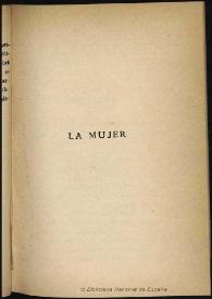 La mujer : apuntes para un libro