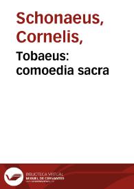 Tobaeus : comoedia sacra