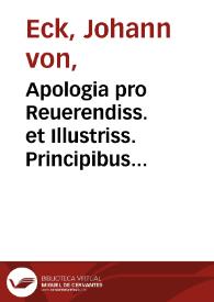 Apologia pro Reuerendiss. et Illustriss. Principibus catholicis ac aliis ordinibus Imperij aduersus mucores & calumnias Buceri, super actis Comitiorum Ratisponae. Apologia pro Reuerendiss. Se. Ap. Legato & cardinale, Gaspare Contareno. Oratio habita Ratisponae in comitiis imperialibus episcopis orationibus & praelatis praesentibus in coena domini