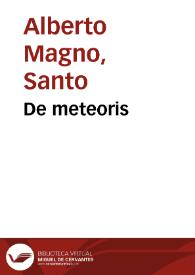 De meteoris