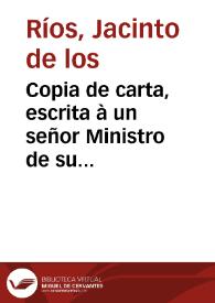 Copia de carta, escrita à un señor Ministro de su Magestad de superior puesto, desde el sitio puesto sobre la villa de Yelves, dõde se dà cuenta de todos los progressos de las Armas de Castilla, desde el dia viernes 18 de otubre de este año de 658 que saliò el Campo, auiendo leuantado el Rebelde Portugues el sitio de Vadajoz