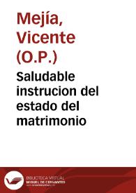 Saludable instrucion del estado del matrimonio