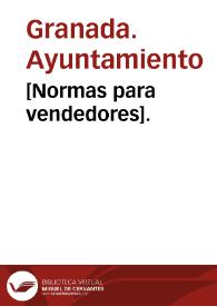 [Normas para vendedores].