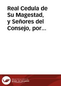 Real Cedula de Su Magestad, y Señores del Consejo, por la que se preuiene lo que se ha de observar por los prelados eclesiasticos, en quanto à dar lícencias para la impression de papeles, ó libros de los que expressa la Ley 24. con la limitacion, y en la forma que se contiene.