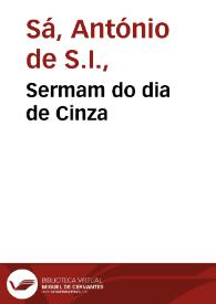 Sermam do dia de Cinza