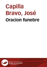 Oracion funebre