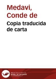 Copia traducida de carta