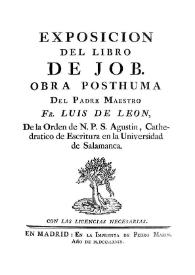 Exposición del Libro de Job